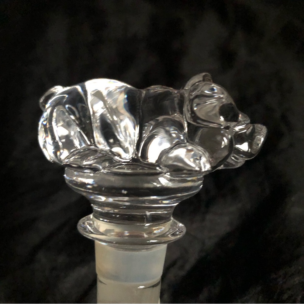 Vintage Mikasa Crystal Bottle Stopper - Farm Friend Pig - Picture 12 of 15